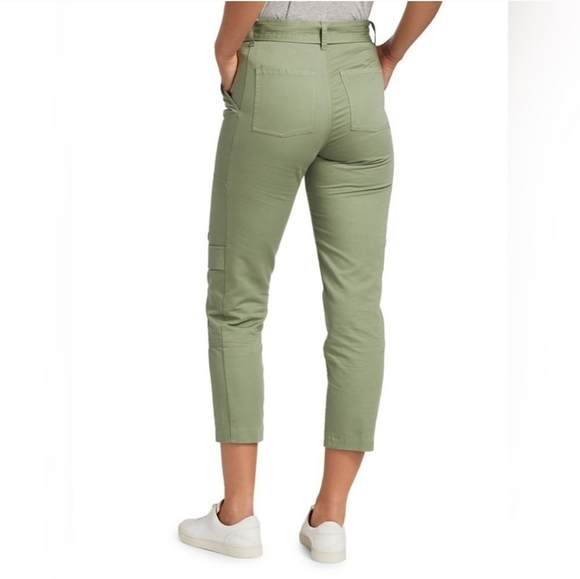 J Brand Athena green belted utility pants - Picture 2 of 16